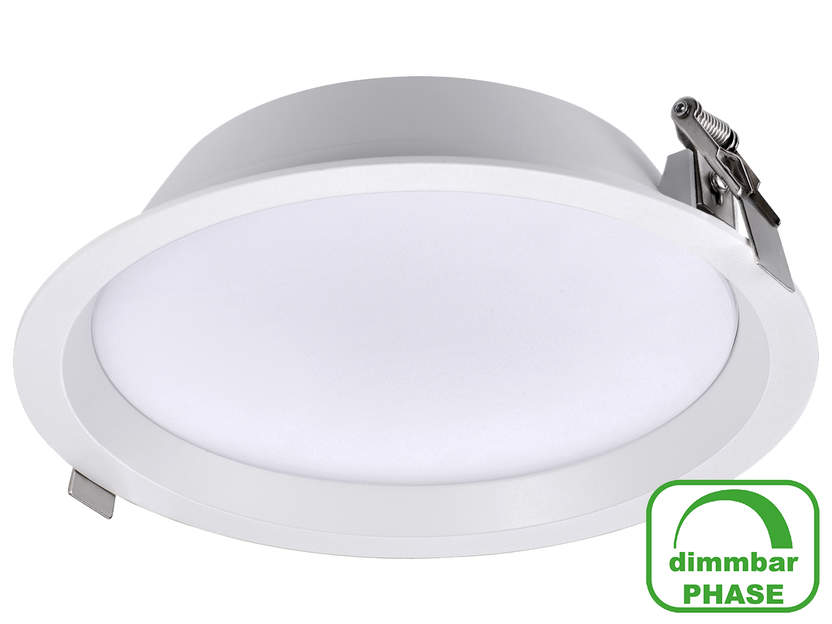 Einbaudownlight ALU-PRO Multi - Kelvin 28W PHASEND